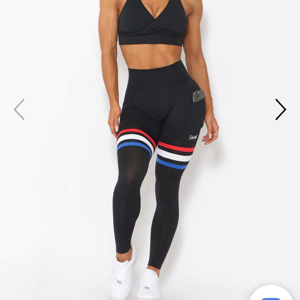 Scrunch bum thigh high bombshell leggings